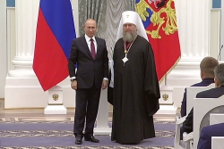 Главе Православной Церкви Казахстана вручен орден Российской Федерации
